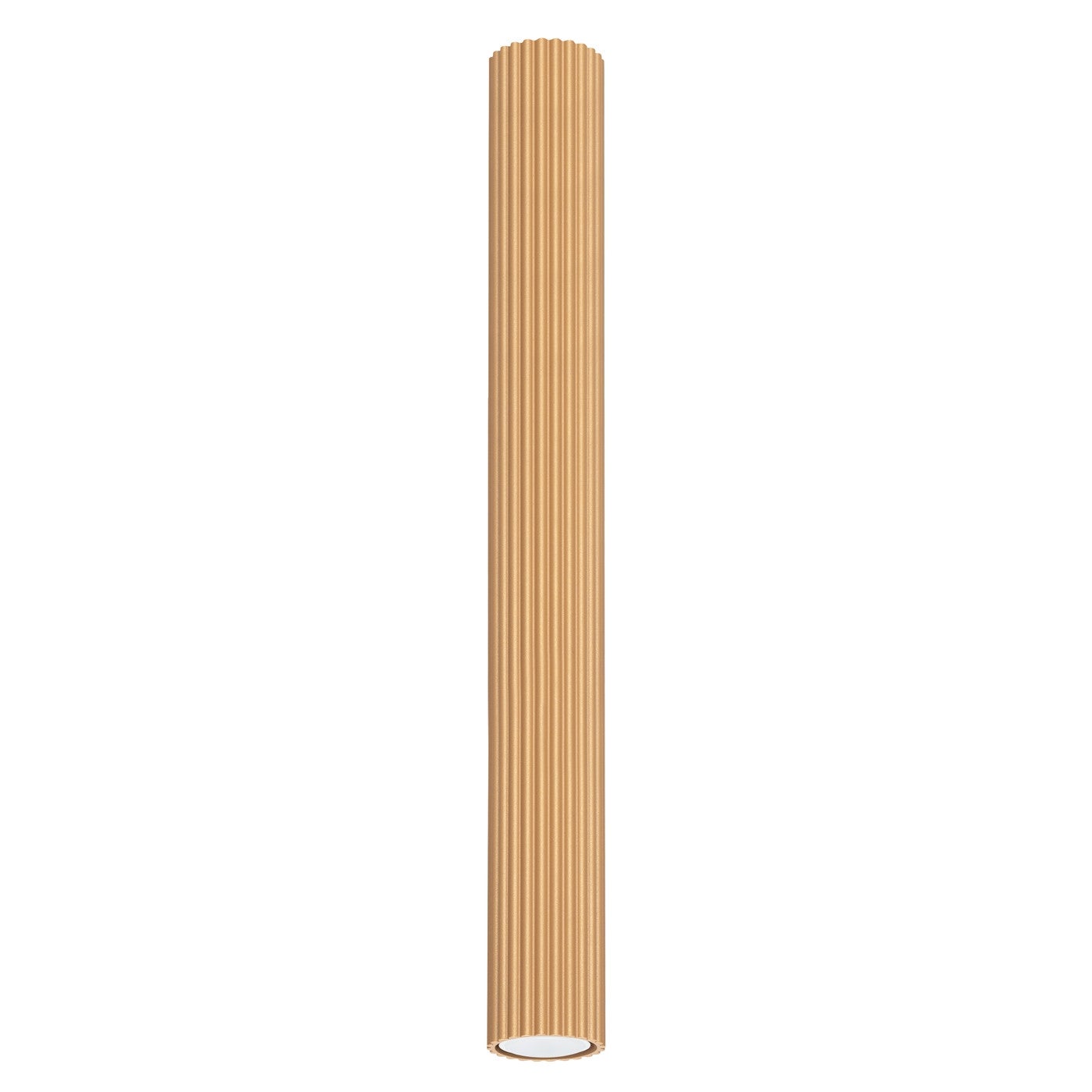 Reflektor sufitowy spot natynkowy Karbon okrągły złoty 1xGU10x10W wym: 60 x 6,5 x 6,5 cm aluminium Sollux Lighting