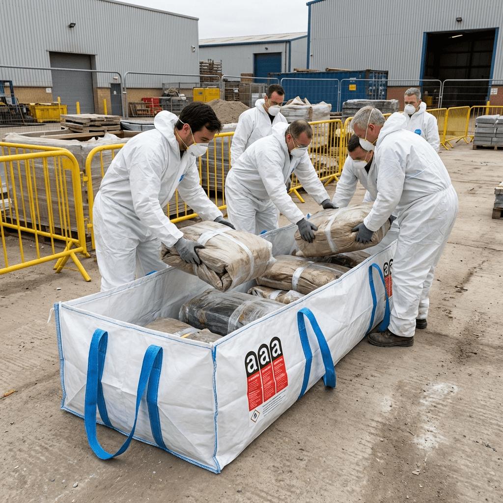 Depot Bag Amiante avec un sachet interne (1000kg - 250x150x30cm) - 4