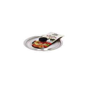 Coperchio Universale In Acciaio Inox 29cm Con Manico In Plastica – Per Padelle E Pentole Da Cucina!