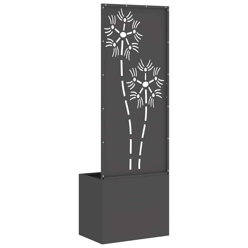 Écran de confidentialité de jardin Floral Noir 50 x 32 x 150 cm vidaXL - 7