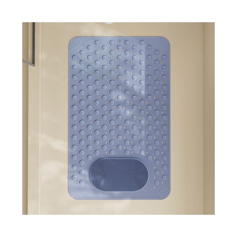 Mata antypoślizgowa do wanny i prysznica, 50x80 cm, antypoślizgowa, z przyssawką, wielofunkcyjny masażer stóp