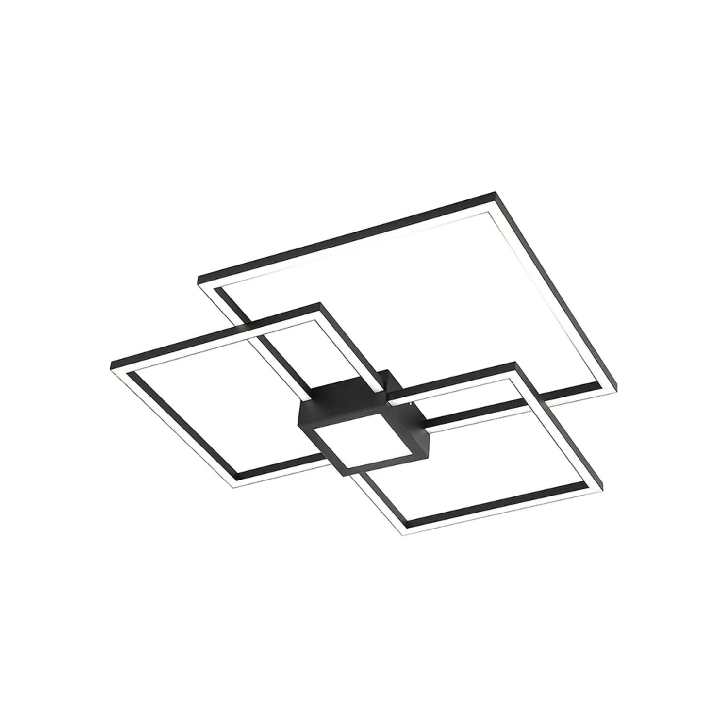 Lampa sufitowa LED Thabita 38W Neutralna biel 2250lm metal czarna matowa-biała wym:6,5x66x66cm IP20 Rabalux