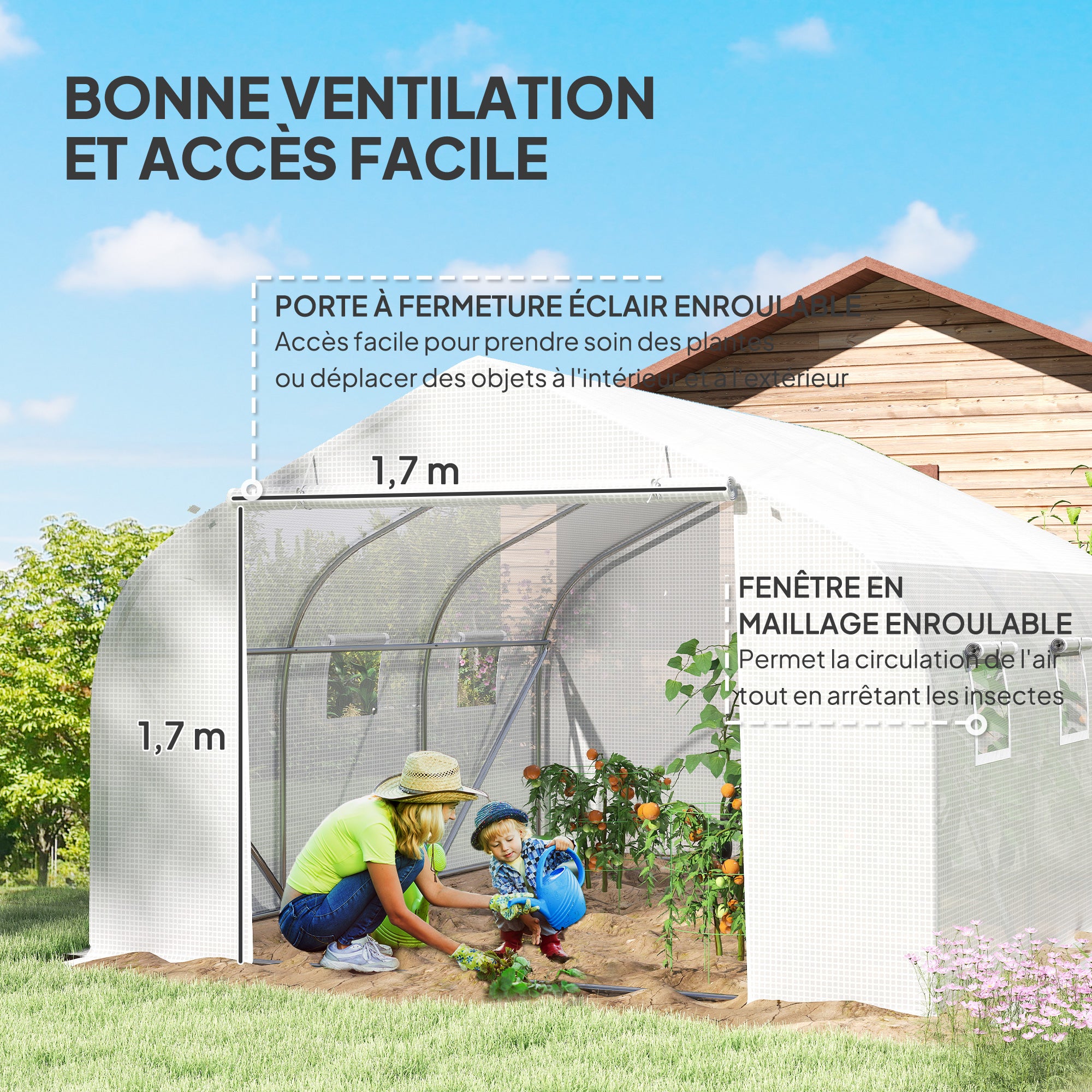 Serre de jardin Plastique Outsunny - 6