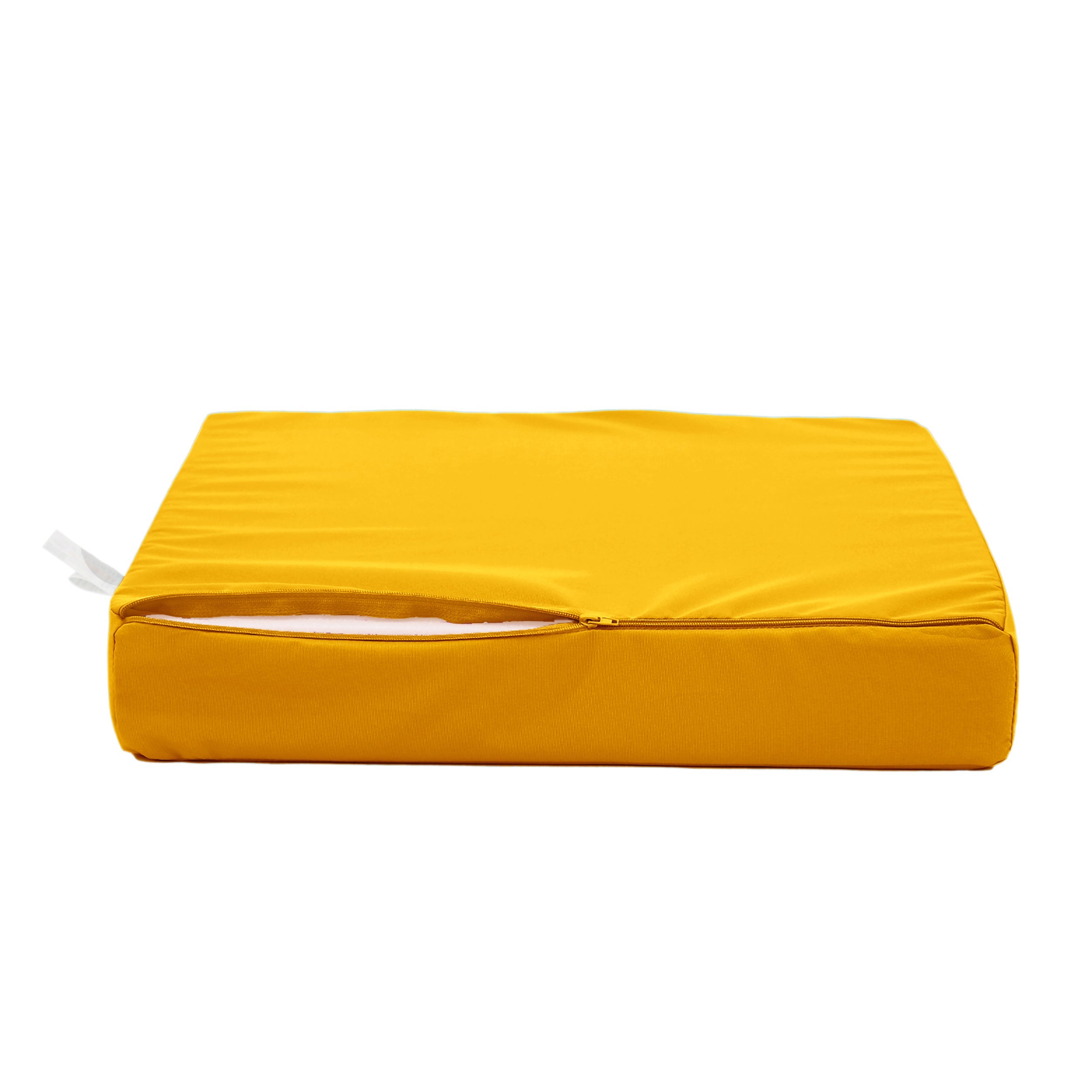 Coussins pour salon de jardin déhoussable 50x60cm Jaune - 7