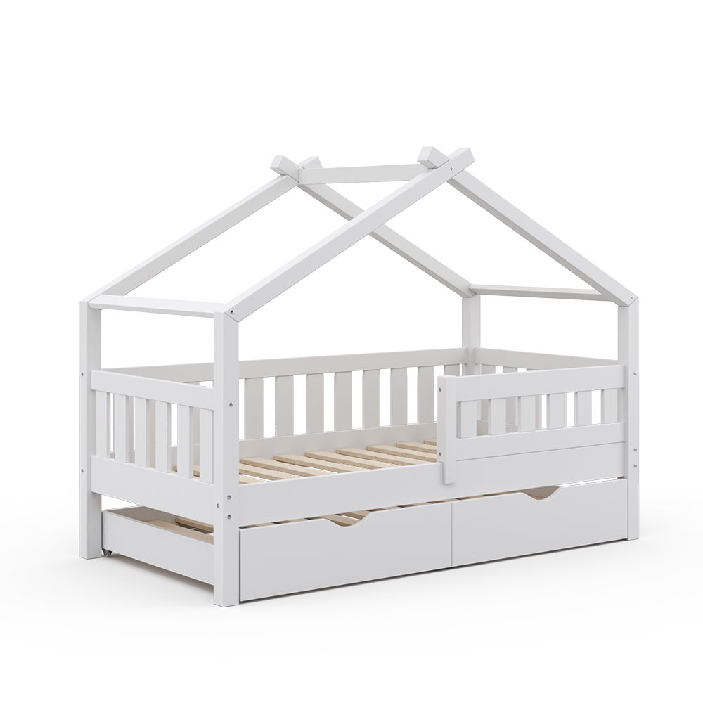 Vitalispa Lit cabane Noemi, Blanc, 80x160 cm | Leroy Merlin
