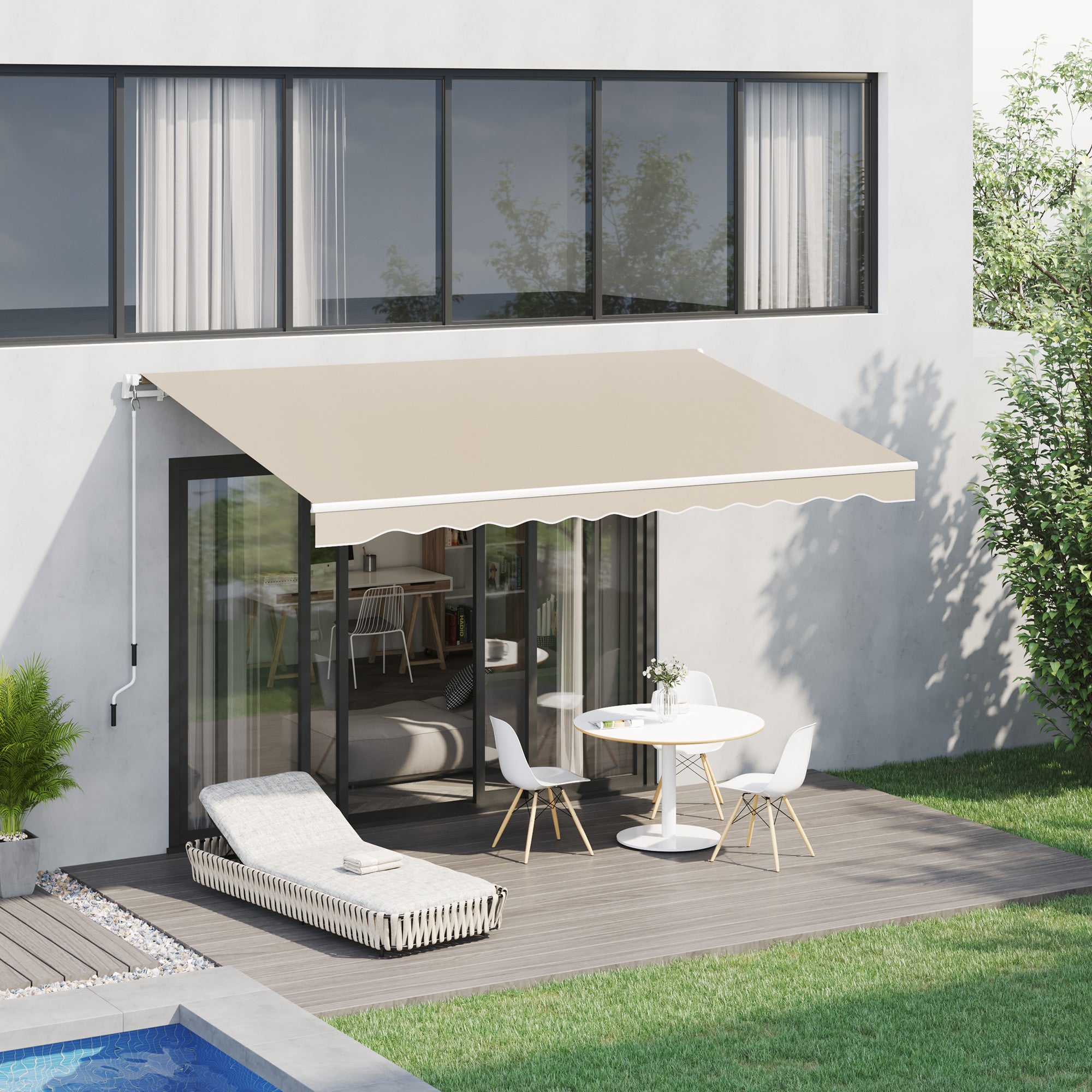 store banne Aluminium Outsunny - 2