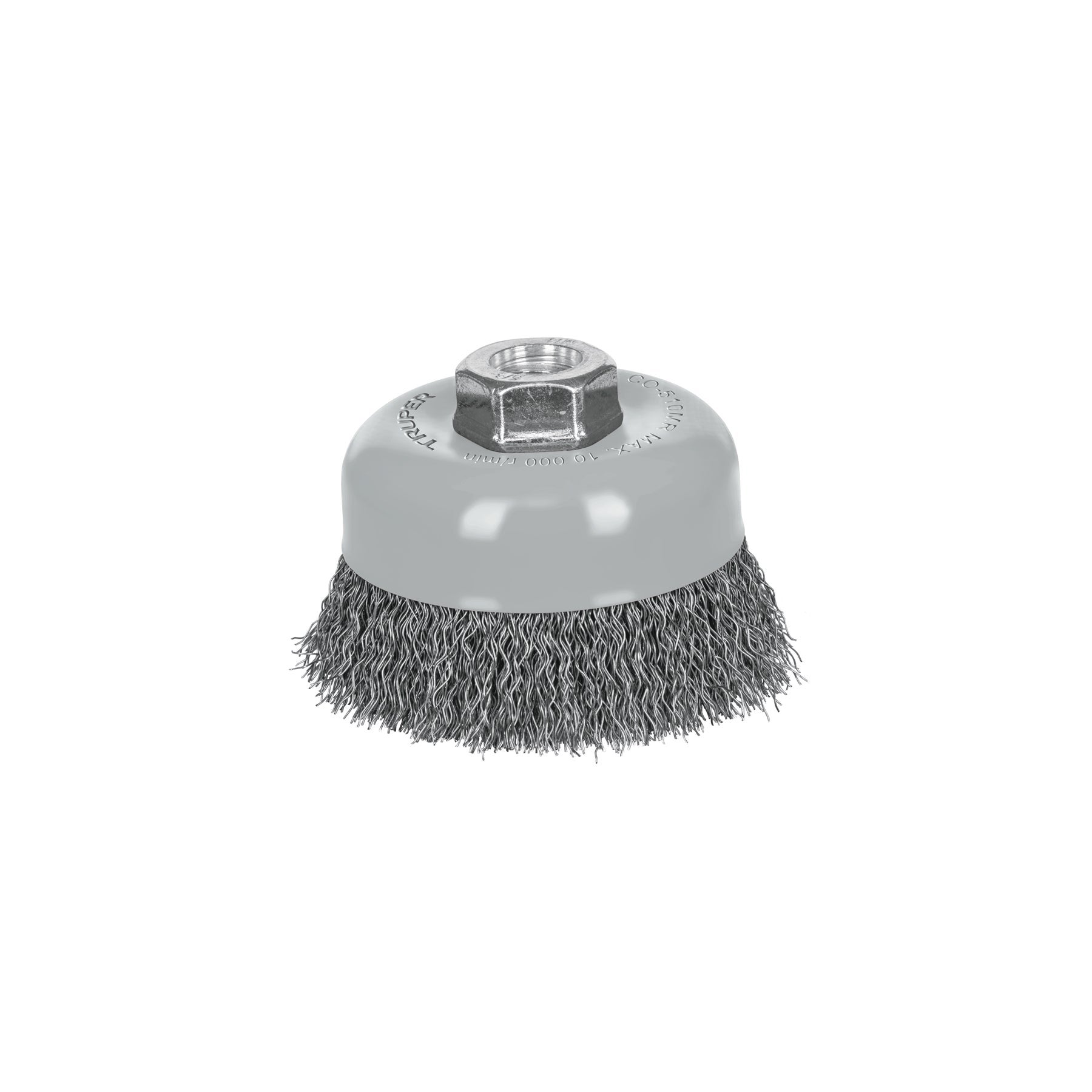 Perie sarma cupa ø102 mm, sarma fina otel, filet multiplu - Truper