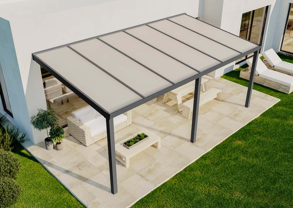 Abri de terrasse Classic Terrando, 6x3m dim. ext. (cas échéant incl ...