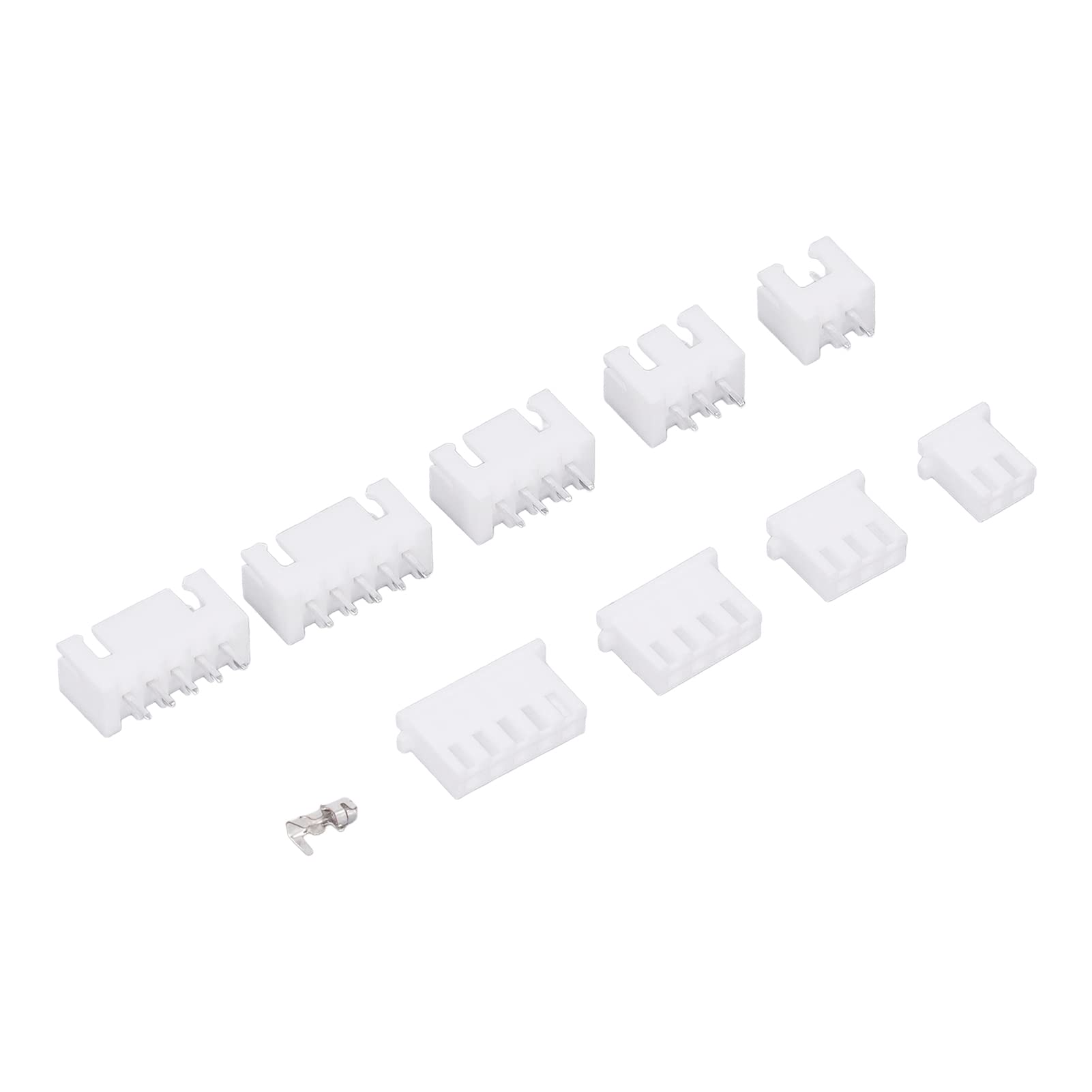 Kit connettore JST da 230 pezzi, guscio in plastica, ottone, 2P, 3P, 4P, 5P, XH2,54 mm, kit connettore alloggiamento maschio femmina - 4