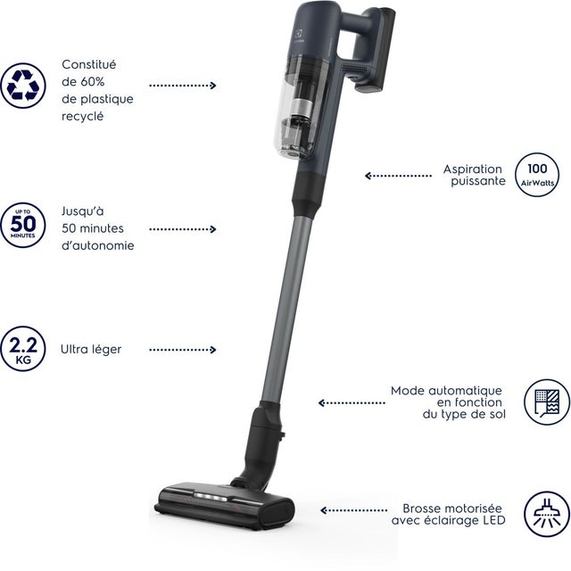 Aspirateur balai ELECTROLUX ELX 700 EP71UB14DB