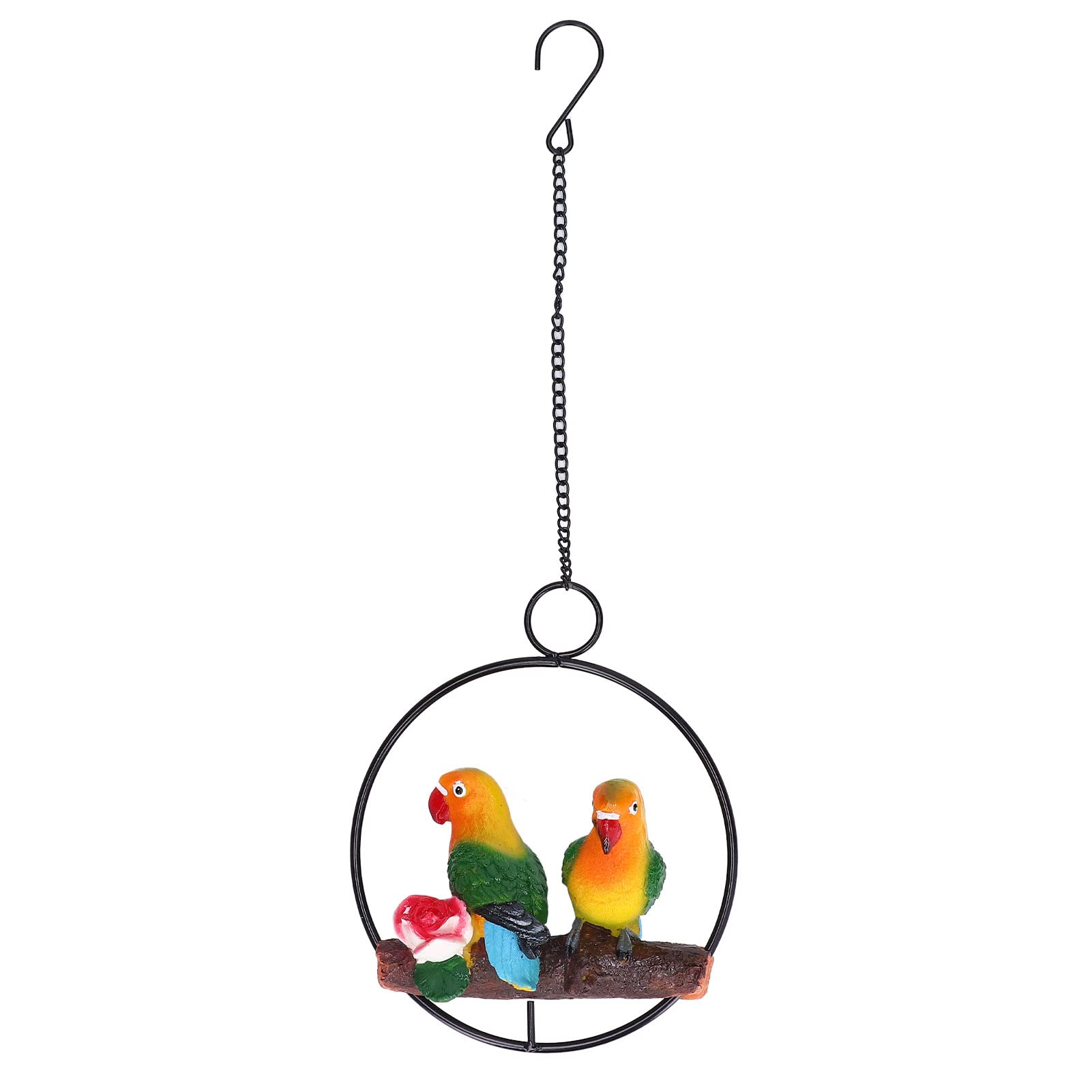 Grande Figurine Perroquet Ara En Métal Pour Décoration Murale Extérieure Jardin Ou Intérieur