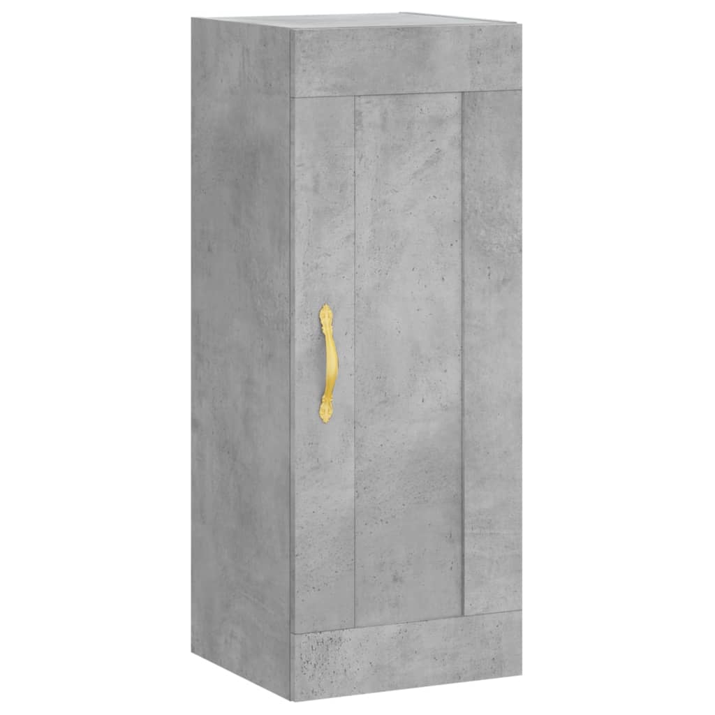 Credenza alta Grigio cemento 34,5x34x180 cm MDF - 6
