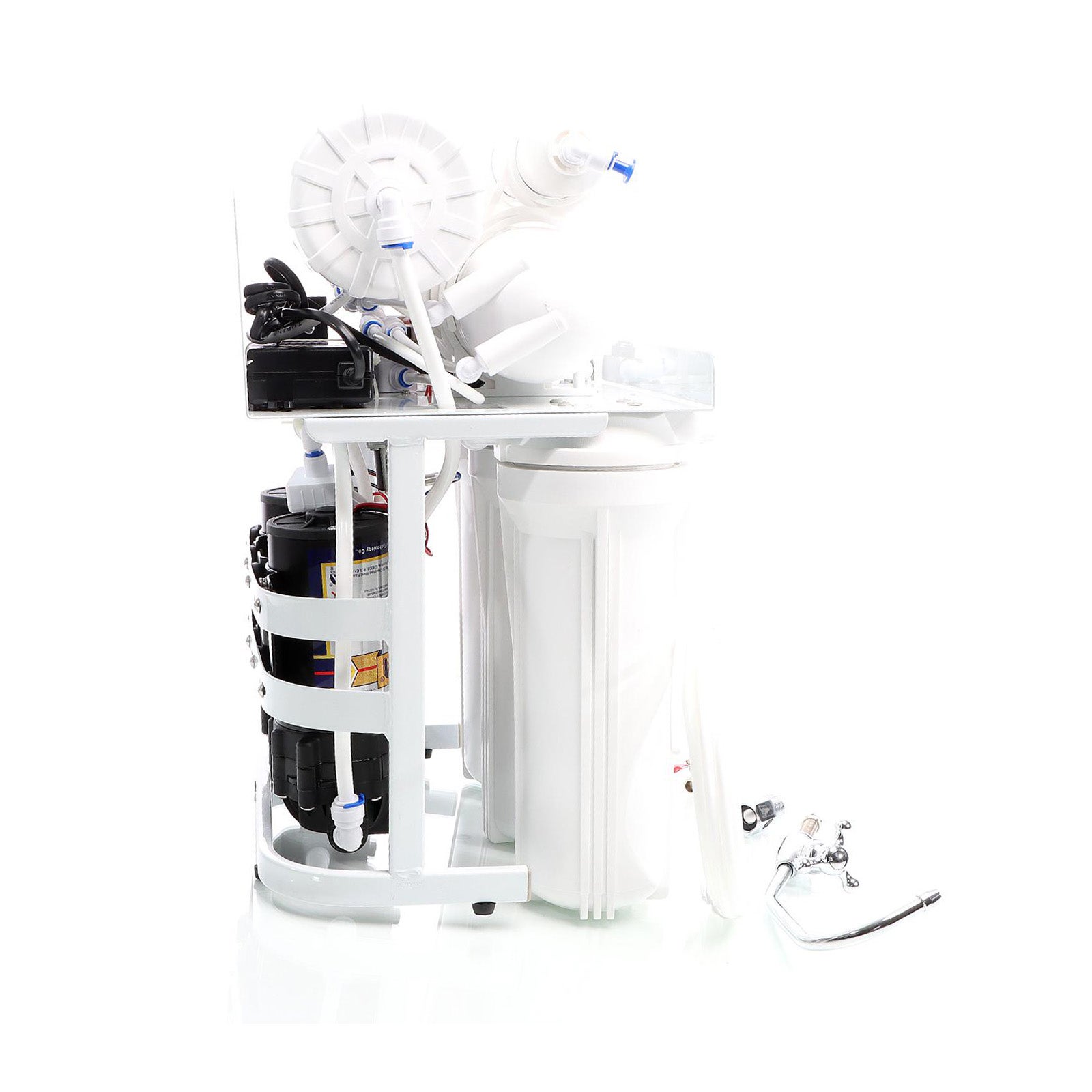 NW-RO400-E2 Système d'Osmose Inverse (RO) à 5 étapes – 1500 l/jour 400 GPD – avec pompe booster – Montage mural, Sous évier – Osmoseur… Naturewater... - 8
