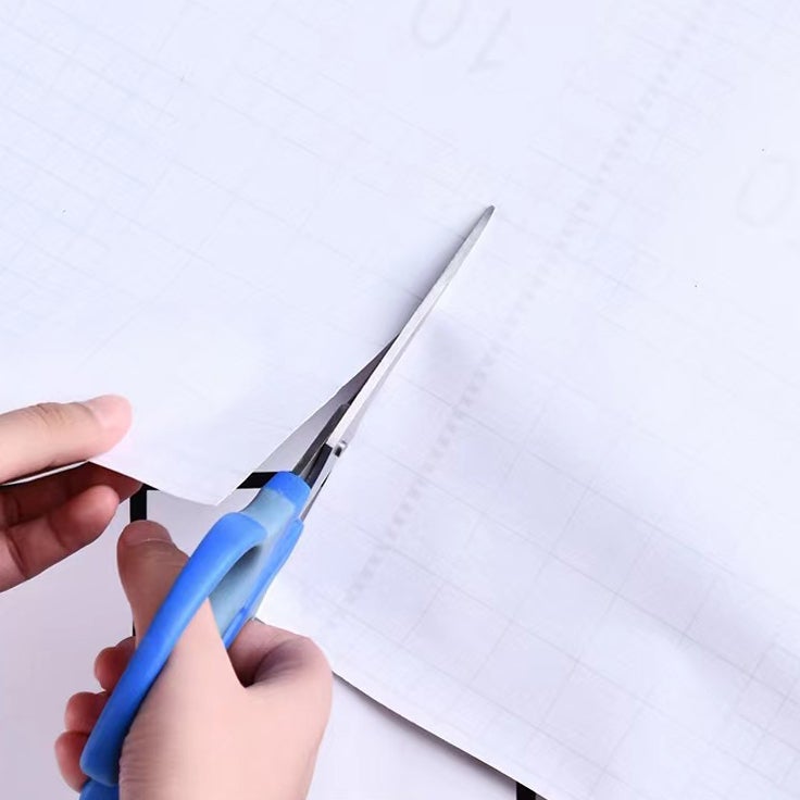 Adesivi murali autoadesivi, carta da parati a quadri in bianco e nero, pellicola protettiva impermeabile e antiolio, 60 x 1000 cm - 6