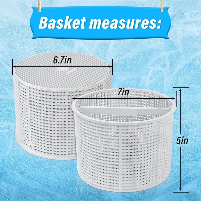 Cestello per skimmer da piscina, cestello per pompa in plastica, cestello per filtro da piscina Cestello per skimmer da piscina, cestello per pompa in plastica, cestello per filtro da piscina