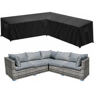 Funda Para Muebles De Patio En Forma De V, Funda De Sofá Seccional En 