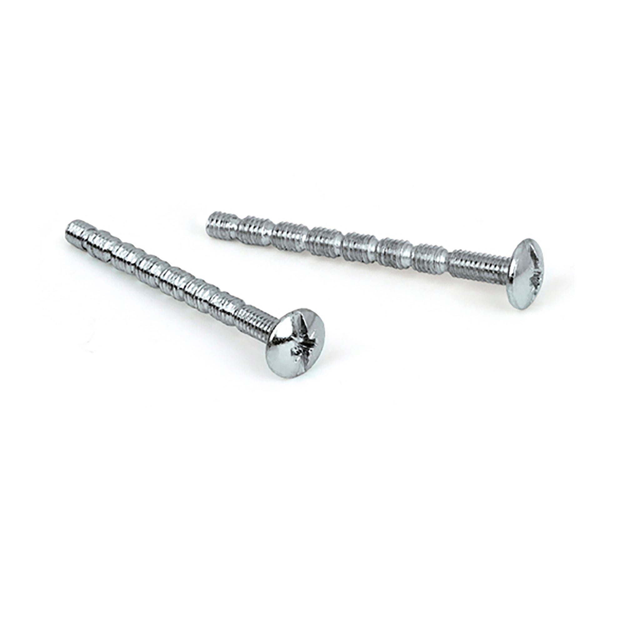 Vis M5 X 60mm Pour Poteaux à Vis - Pack De 10 - Plaqué Nickel - Marque Uxcell