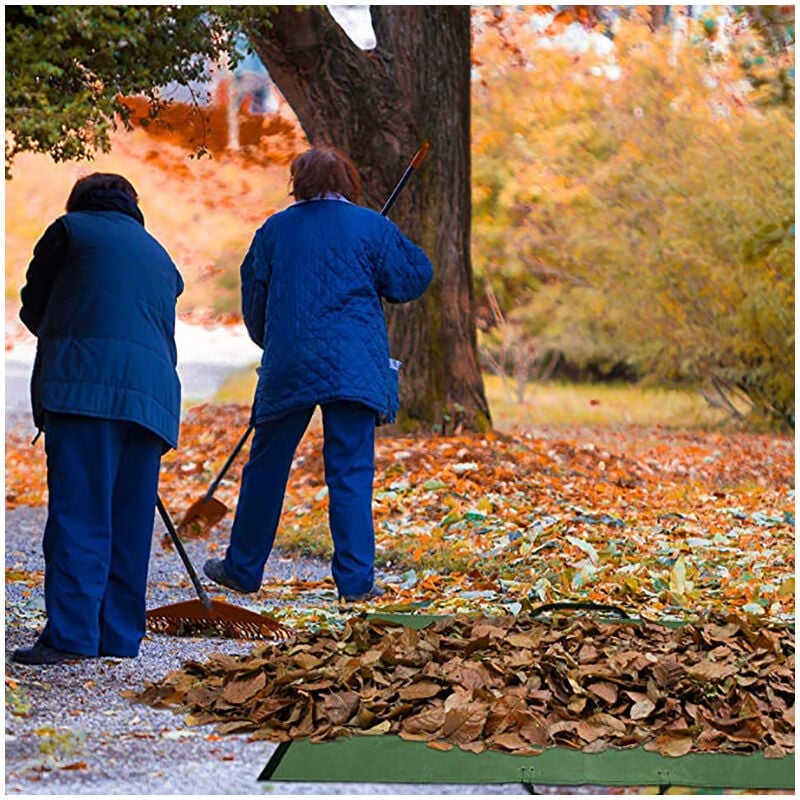 Sac Collecteur De Feuilles Réutilisable 150L - Type Poussière Avec Cadre - Grand Volume Pour Jardin Et Débris Extérieurs - 6