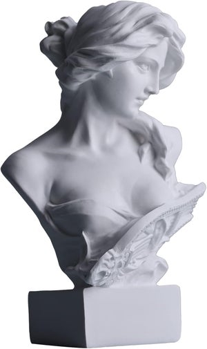 Lot De 10 Bustes Miniatures Grecs Et Romains – Statues En Résine Blanches Pour étude Artistique, Décoration De Bureau Ou Modèle De Dessin