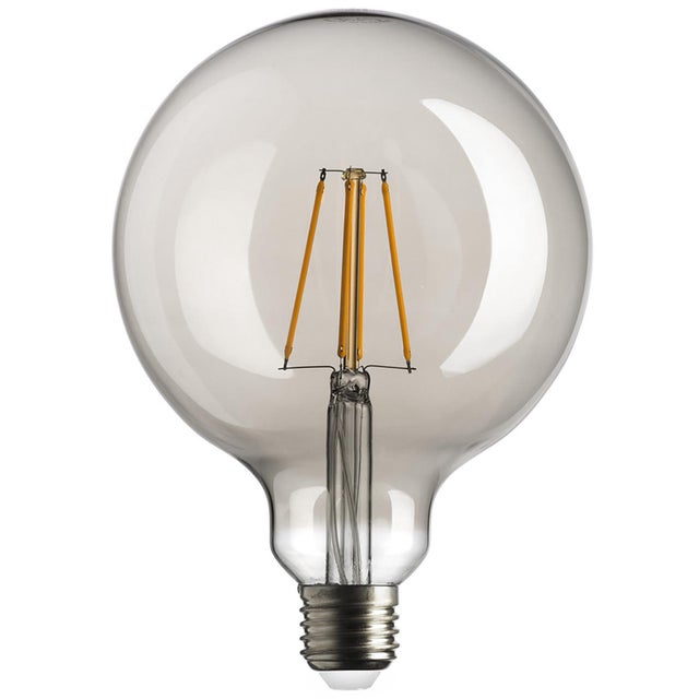 Ampoule globe G125 E27 LED 12W rendement 120W lampe boule de verre lumière 4000K décorative pub bar locaux taverne