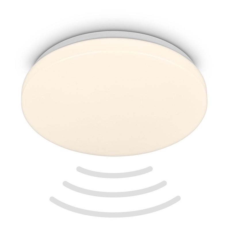 BRILO - Lampa ścienna/sufitowa - 3827016 - Czujnik ruchu - 13 W - 1300 lm - 3000 K - 270 x 65 mm (śr. x wys.)
