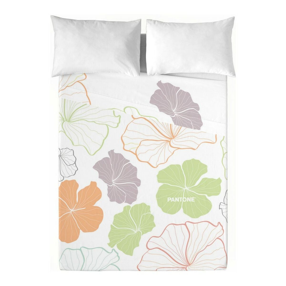 Sábana encimera pantone shapeshifters (210 x 270 cm) (cama de 135/140)