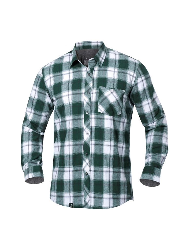 Chemise De Travail Camouflage Verte – Sycomore, Extensible, Homme Taille L, Neuve