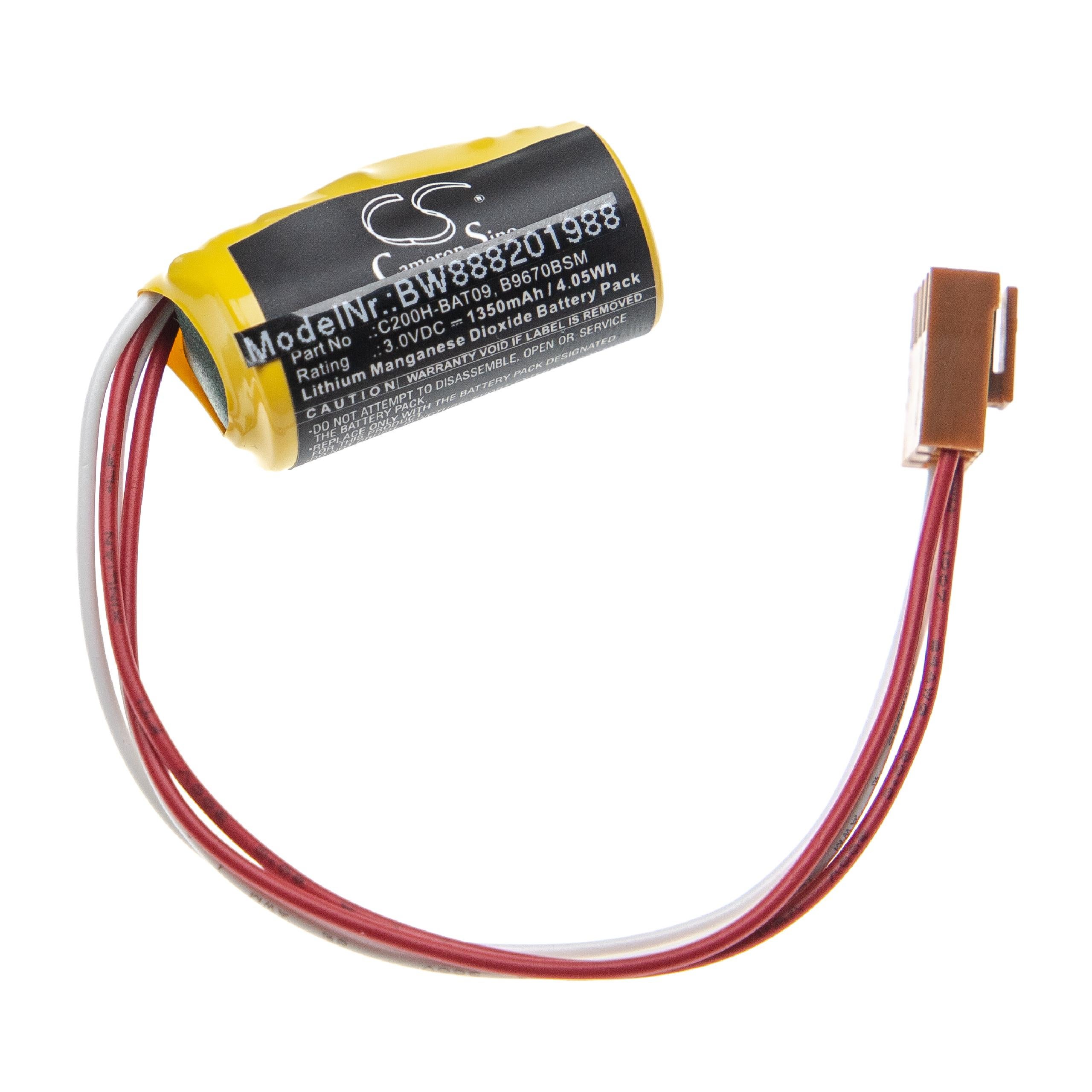 Vhbw Ersatz-Batterie Für Omron Servoantriebe – 3,6 V, 1000 MAh, Li-MnO2, Kompatibel Mit SGDH, Sigma 2