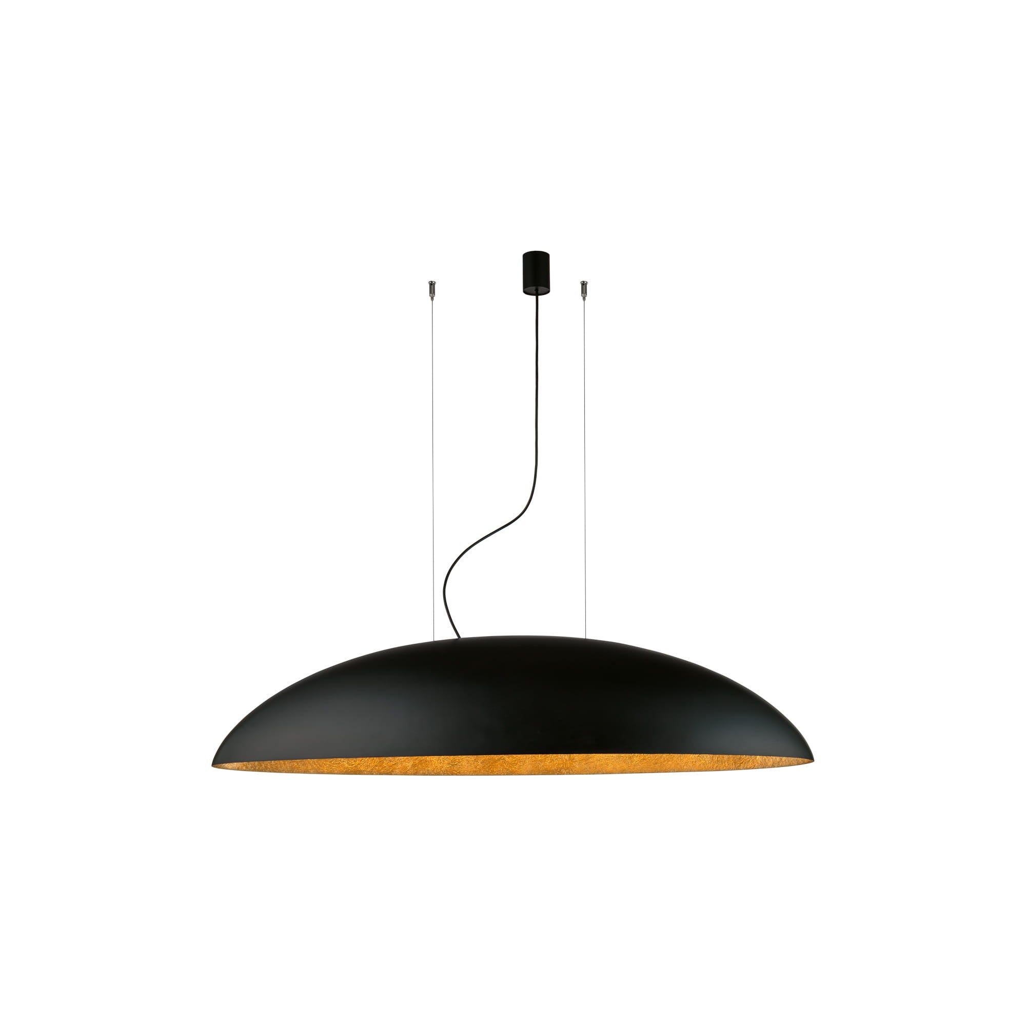 Lampa wisząca Canoe czarno-złota 5xE27x40W wym: 250 x 28 x 117 cm metal Nowodvorski Lighting
