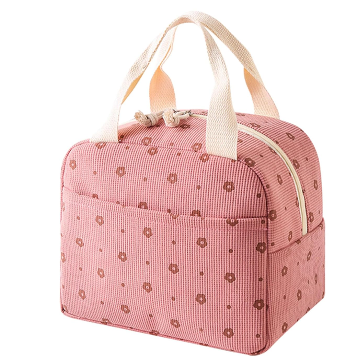 Borsa termica per il pranzo, contenitore termico per il pranzo per donna, borsa termica per il pranzo in velluto a coste per ufficio, scuola, ufficio | Leroy Merlin