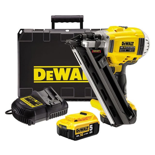 Cloueur de charpente 18V XR (2x5,0 Ah) en coffret - DEWALT DCN692P2-QW