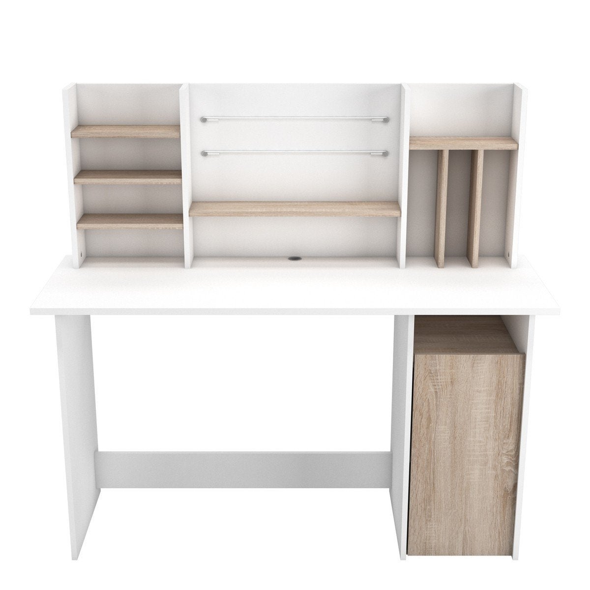 Bureau avec Rangements L134,8 cm - Ambre | Leroy Merlin