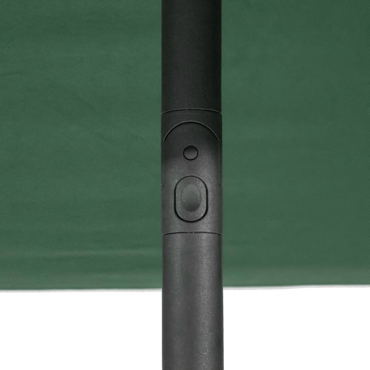 Parasol droit carré Soya Vert Olive - Hespéride - 4