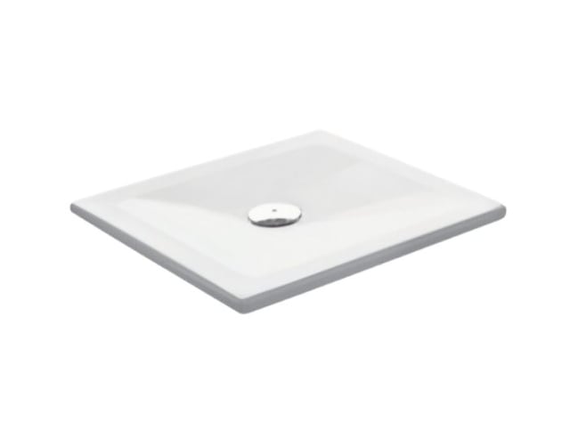 Piatto doccia 80x80 h.3 in acrilico bianco lucido di Tamanaco