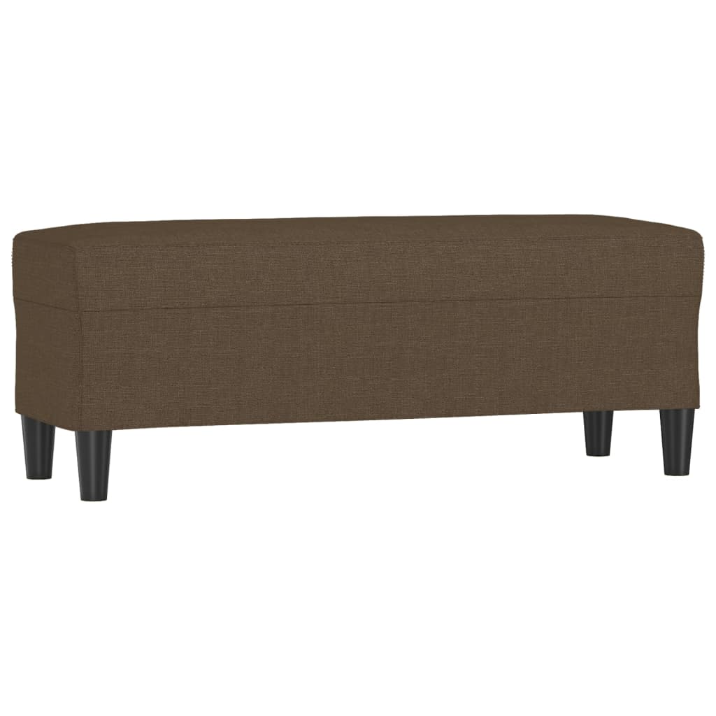 Banc Marron 100x35x41 cm Tissu vidaXL - 2