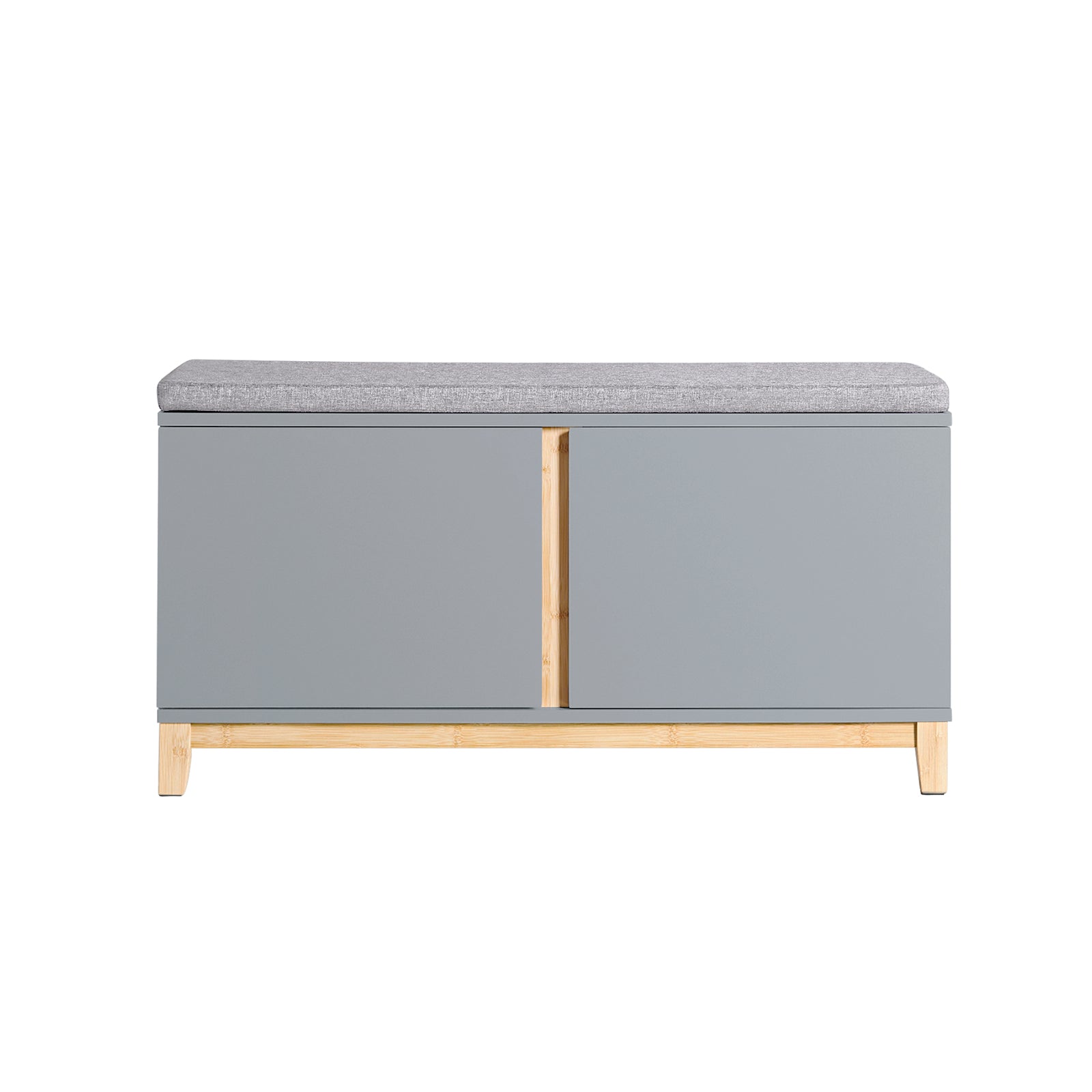 Banc à Chaussures Relaxdays – Blanc, Rembourré Avec Tiroirs (Neuf)