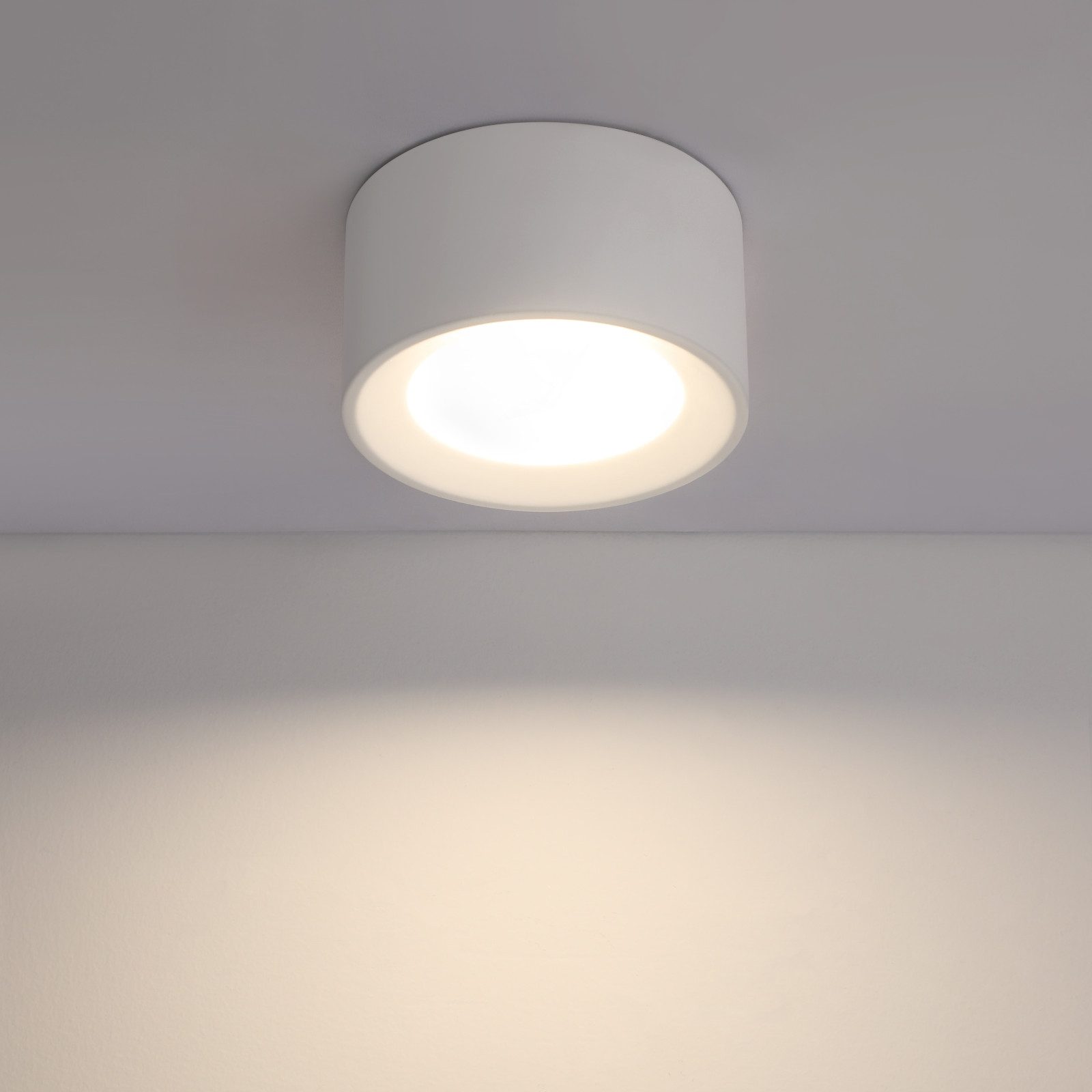Lumiere Plafond GeyouLux Spot Plafonnier Noir, IP44 Spot En Saillie, 6W Spot LED Remplaçable GX53 Ampoule 680LM Spots De Plafond