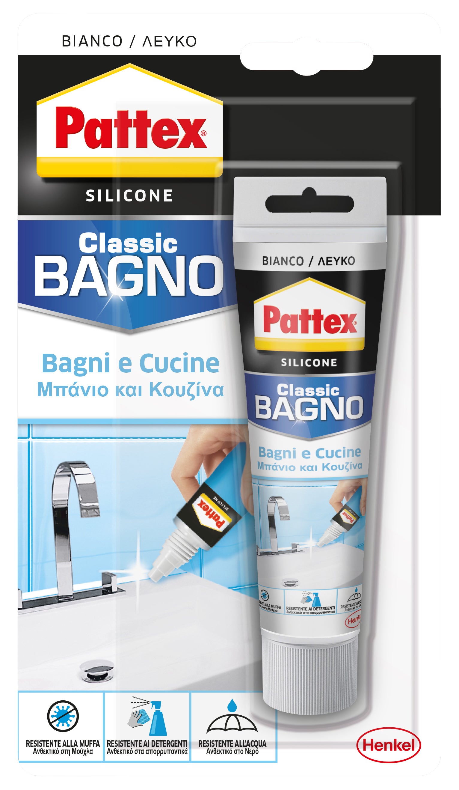 Pattex silicona classic baños y cocinas 50 ml