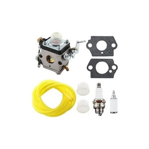 Carburador 122 + bujía + manguera – para Husqvarna 122C/LDX/LK – kit completo con filtro y juntas