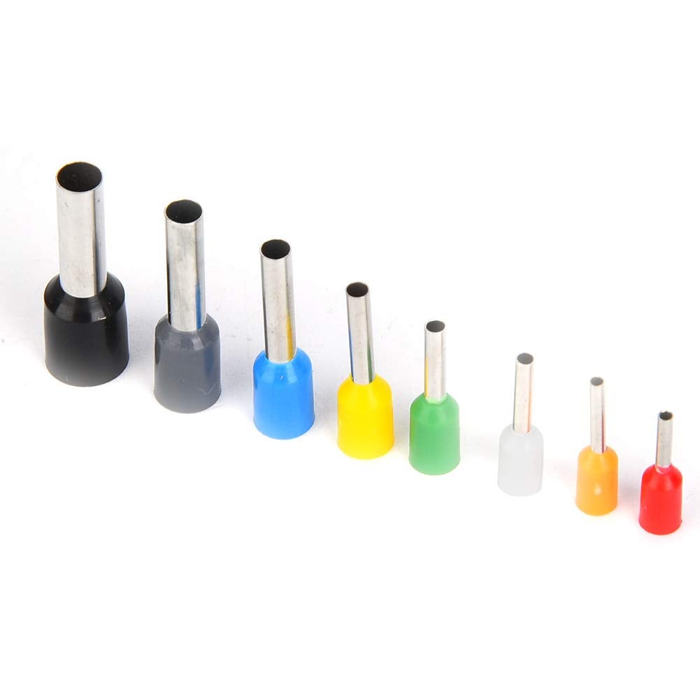 400 pezzi terminale a crimpare in rame stagnato con terminale terminale in PVC isolatore perno kit br> - 4