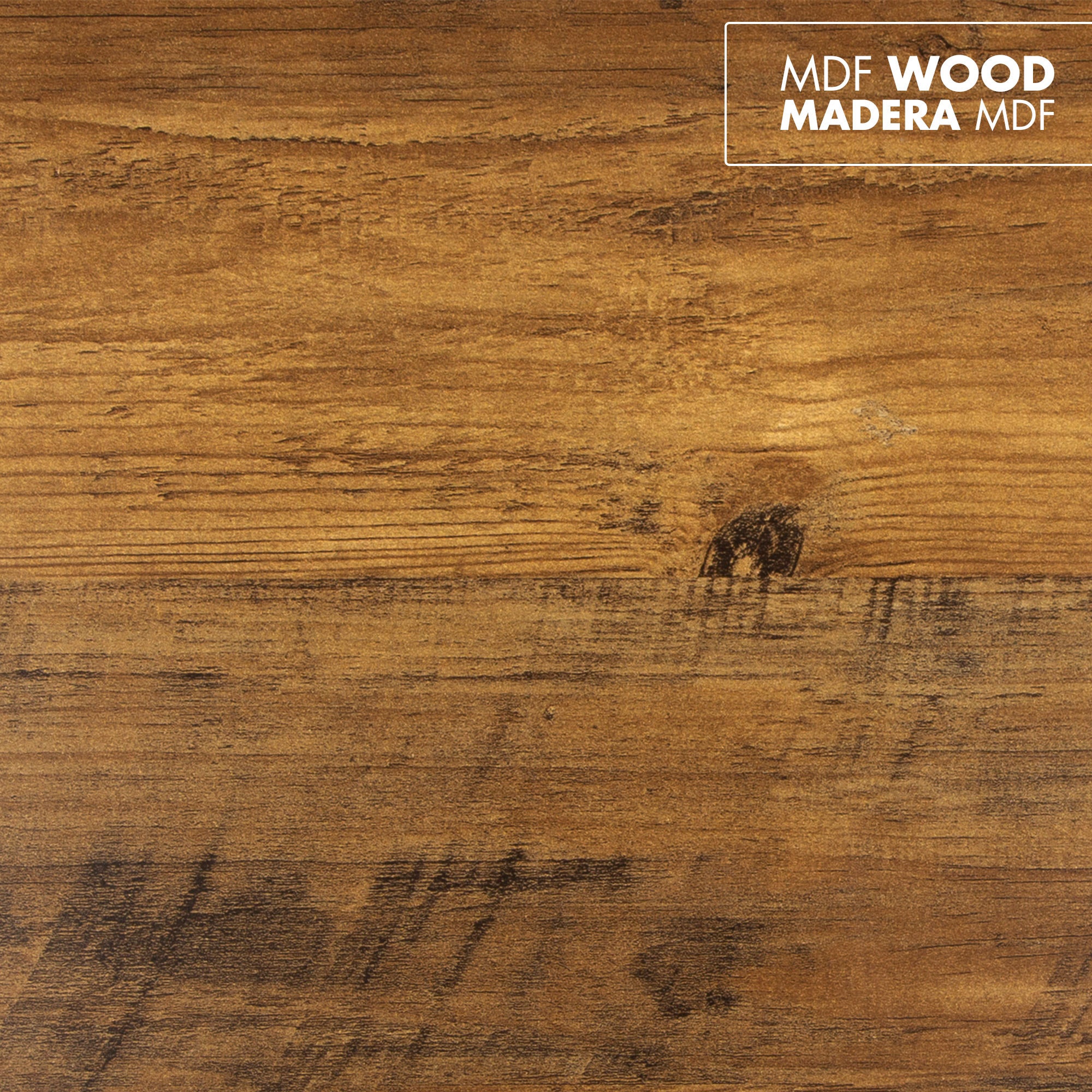 Max Home Estantería madera con ruedas 3 estantes 48x30x62 cm - 6