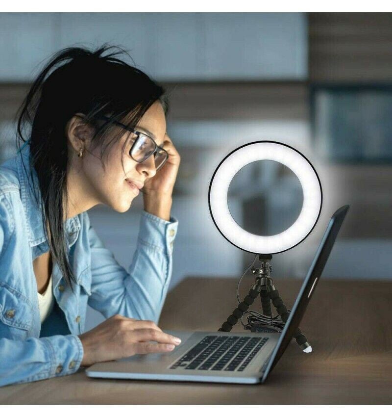 Luces Led Donde Se Enchufa El Aro De Luz Anillo Aro Luz Led