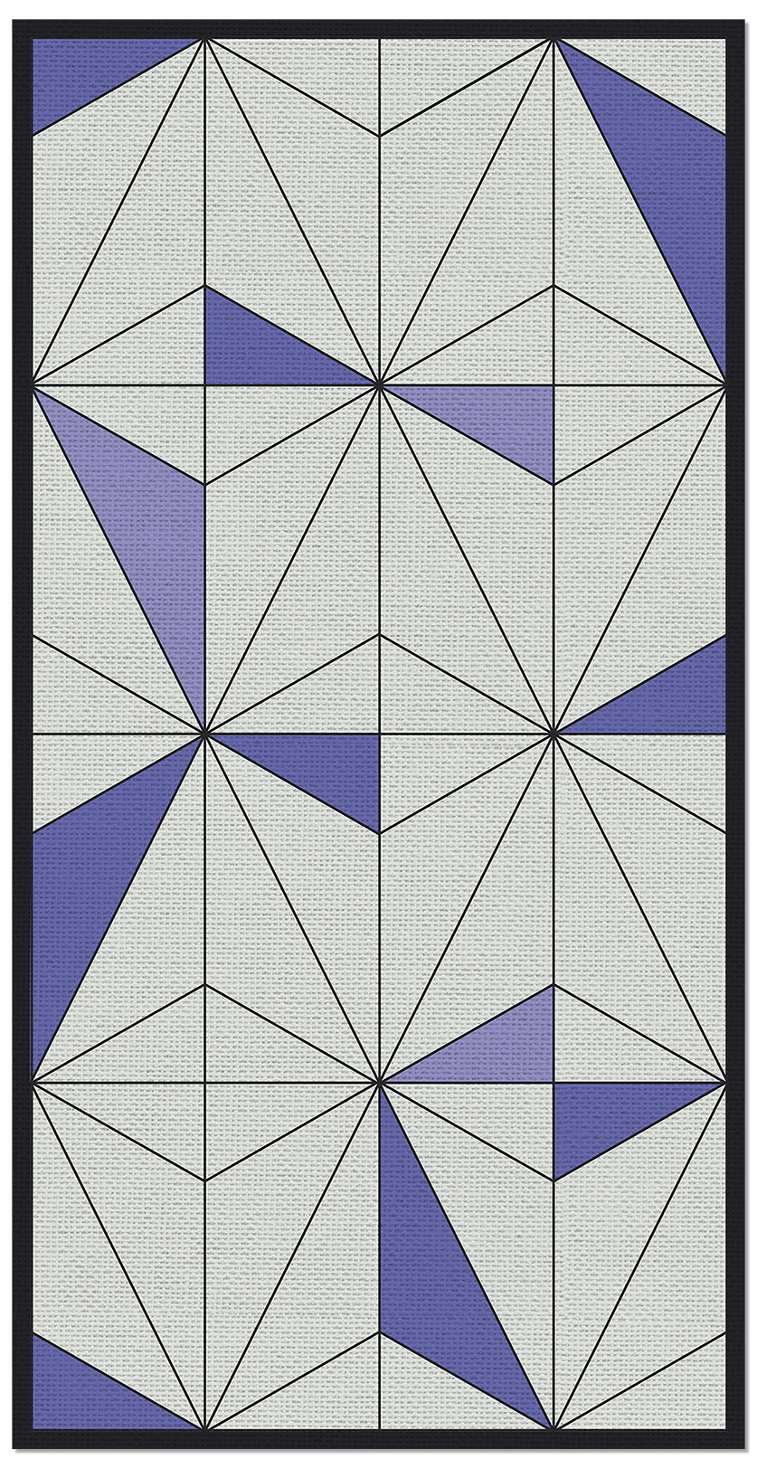 Panorama alfombra vinílica - alfombra de vinilo cocina, habitación, pasillo - decoración hogar - lima violeta 120x160 cm