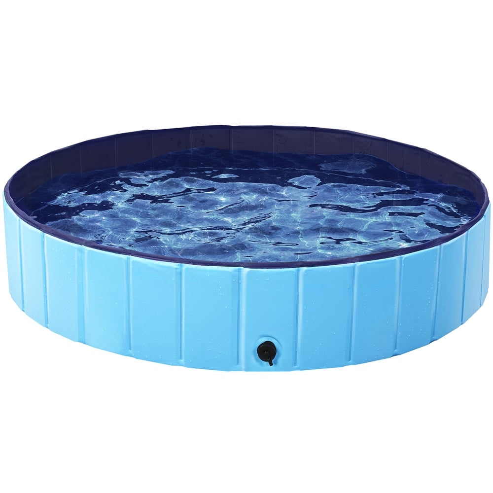 Piscine Pliable Pour Chien Et Chat - 50x50x10 Cm - PVC étanche, Fond Antidérapant - Intérieur Et Extérieur, Transport Facile - 3