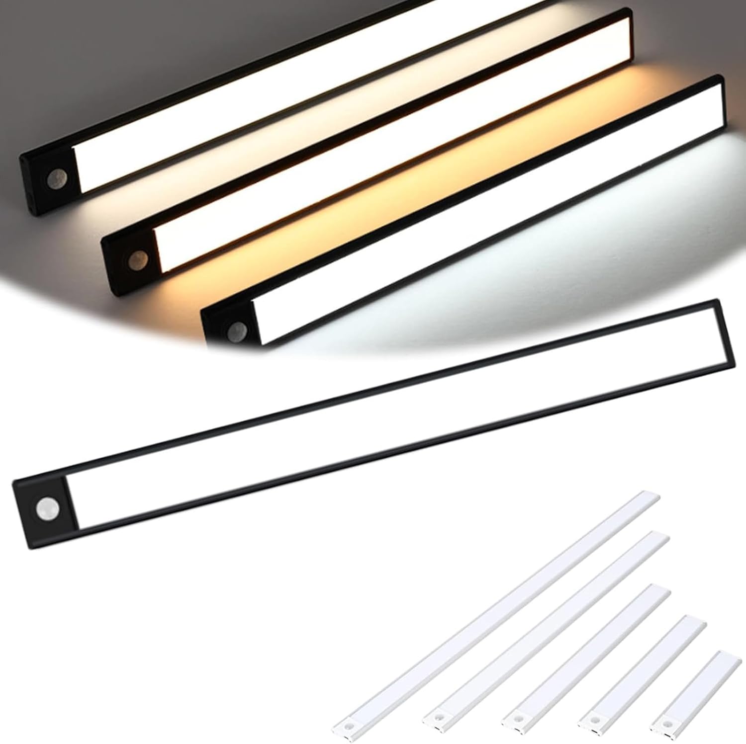 Lampe Magnétique Rechargeable Lunartec - Pince Et Support Mural, 3 Luminosités, 150 Lm, USB-C, Noir