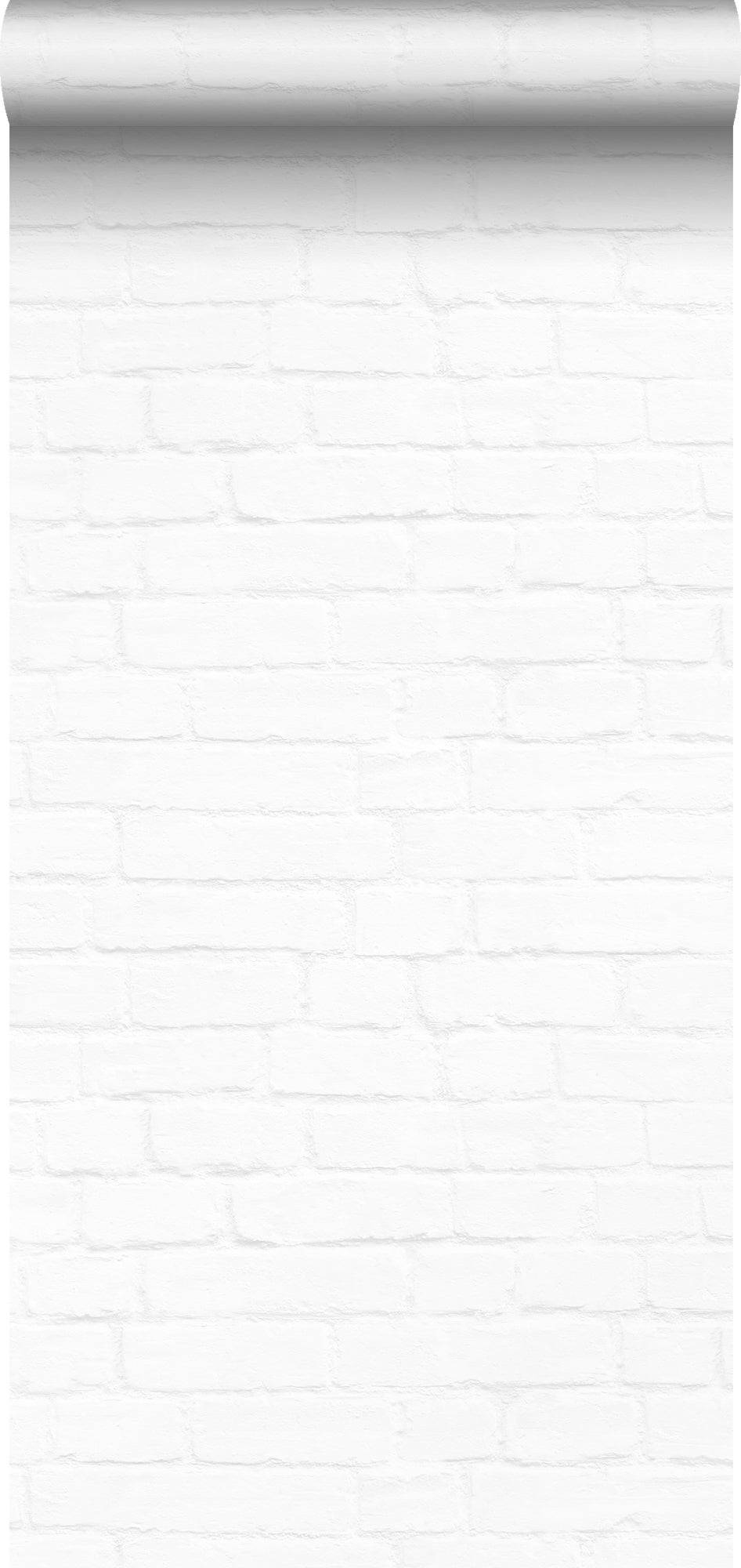 Tapeta cegła białym matowym - 53 cm x 10.05 m - ORIGIN