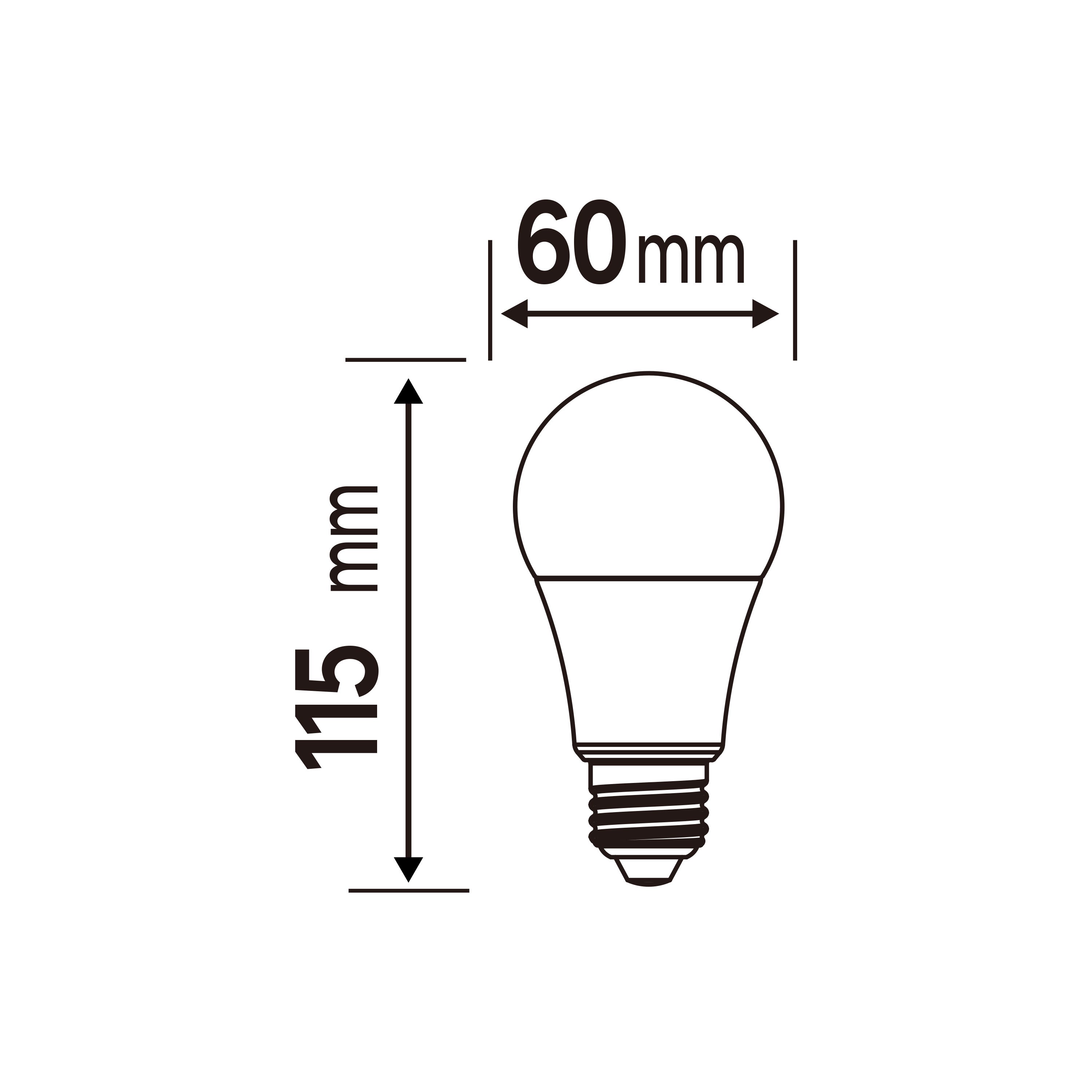 LEXMAN - Opakowanie 18 żarówek LED nieprzezroczystych - E27 - 1521LM - 11,2 W, co odpowiada 100 W - Ø 60 mm - 4000 K - Naturalna biel - 4