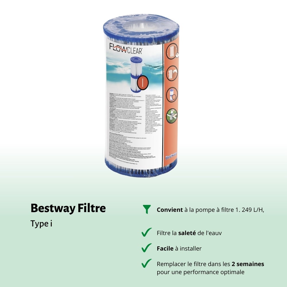 Piscine Bestway Ronde Steel Pro MAX - 305 x 76 cm - Grise - Comprend des Accessoires CB54 - 2