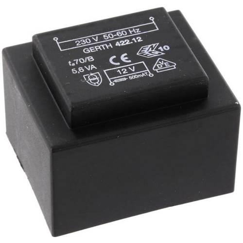 Gerth PTB423602 Transformateur pour circuits imprimés 1 x 230 V 2 x 18 ...
