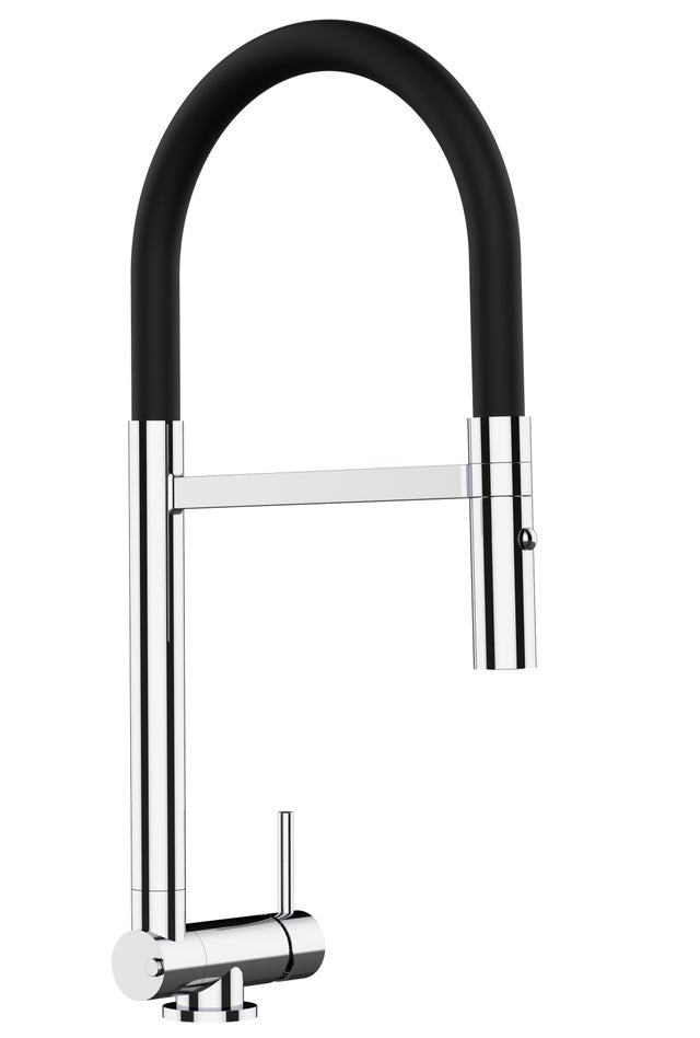 Aica Grifo Cocina Acero Inoxi Monomando Giratorio 360° Ahorro Agua Grifería | Brico Depôt
